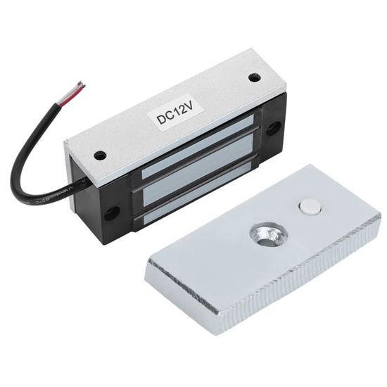 Serrure électromagnétique Double Porte 12V - Force De Maintien 280Kg - Finition Anodisée - Neuf