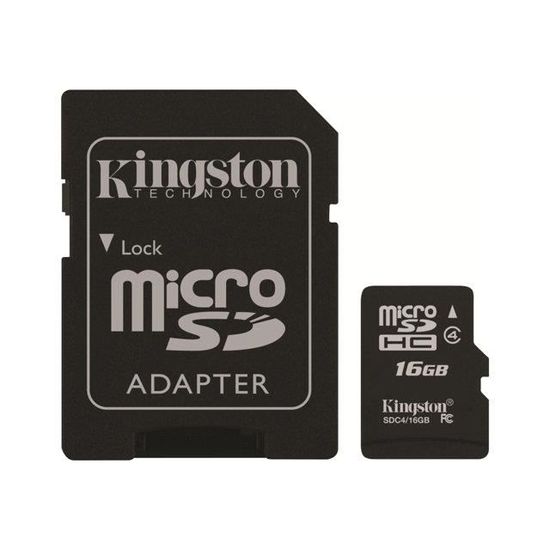 Carte micro SD 16Go 