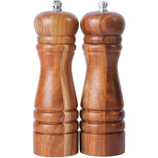 Moulin à Poivre En Bois D'acacia - TADG - Objets Publicitaires