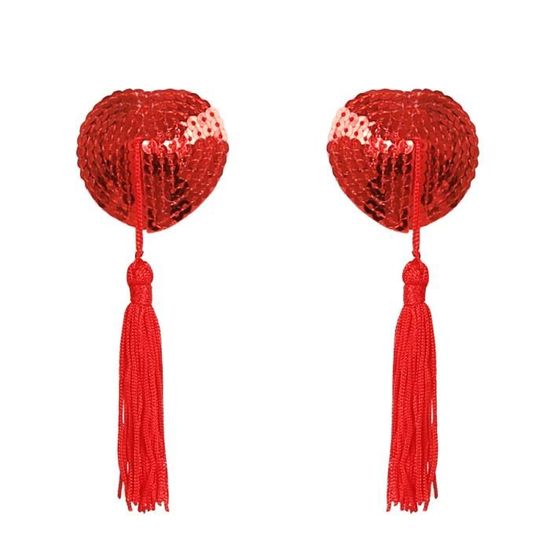 Cache-tétons Adhésifs Réutilisables Pour Femme Avec Pompons Et Nœud