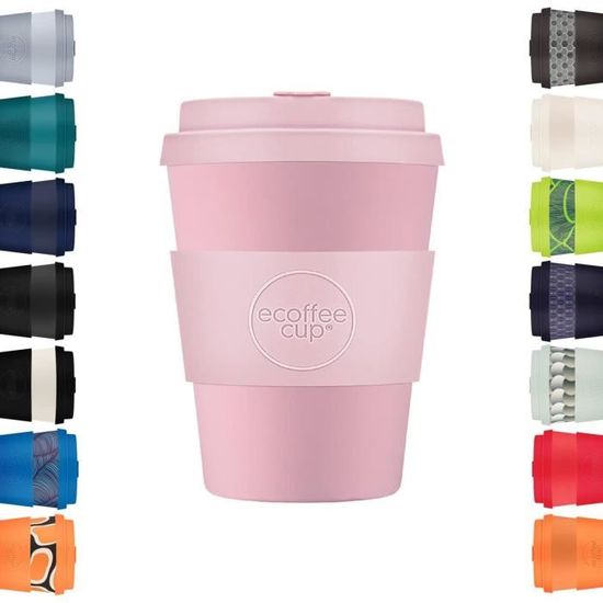 DrinkPod Tasse à Café Réutilisable Sans BPA - NIGHT NOIR 340 ML / 12 Oz
