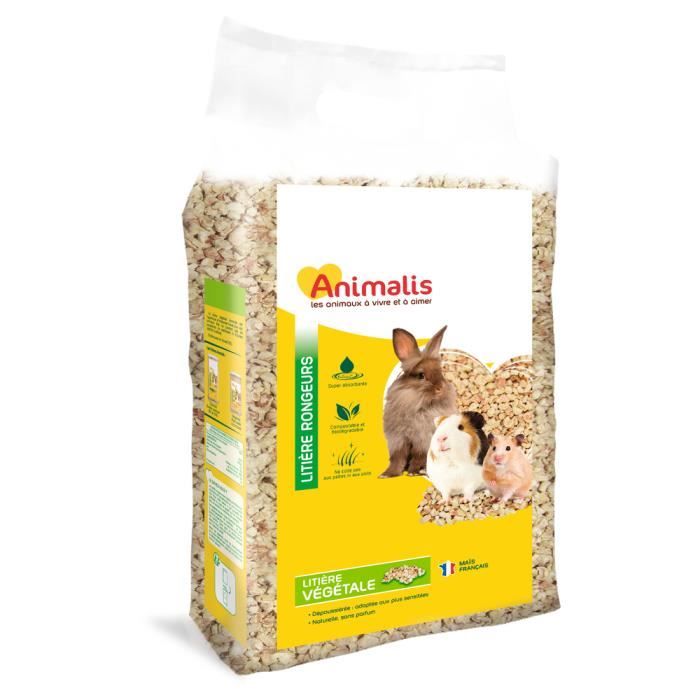 Animalis - Litière Végétale pour Rongeur - 5L
