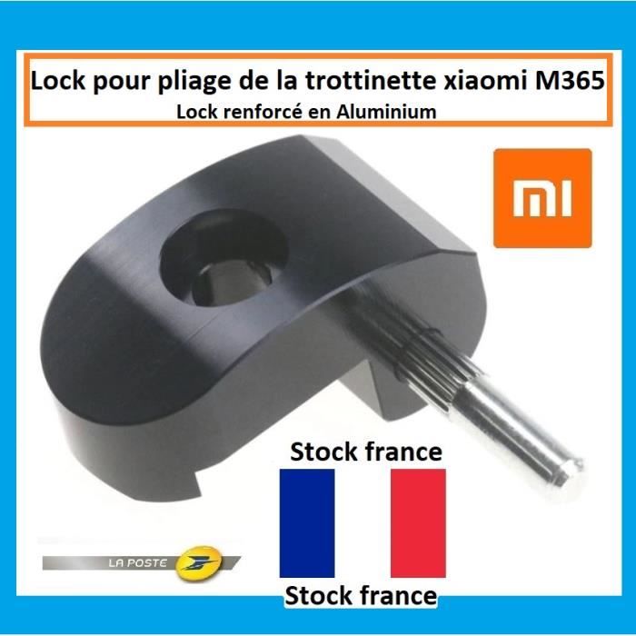 Lock renforcé Xiaomi M365 PRO ESSENTIAL 1S [NOIR] Crochet pliant pour Verrouillage potence pour trottinette électrique XIAOMI