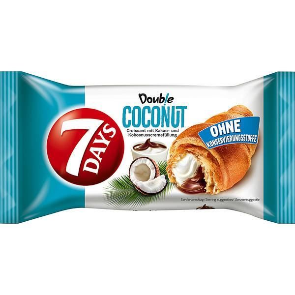 7 Days Double noix de coco coconut Croissant 60g (Pack de 10)