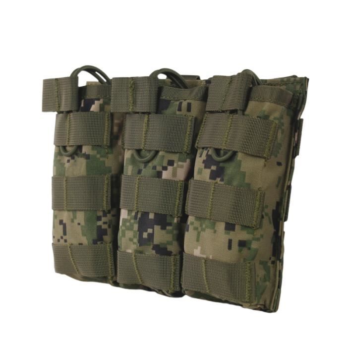 1 Pc Attachement Triple Sac Anti-usure Portable Durable Accessoire Molle Attachment Pouch pour Camping En SAC A DOS DE RANDONNEE