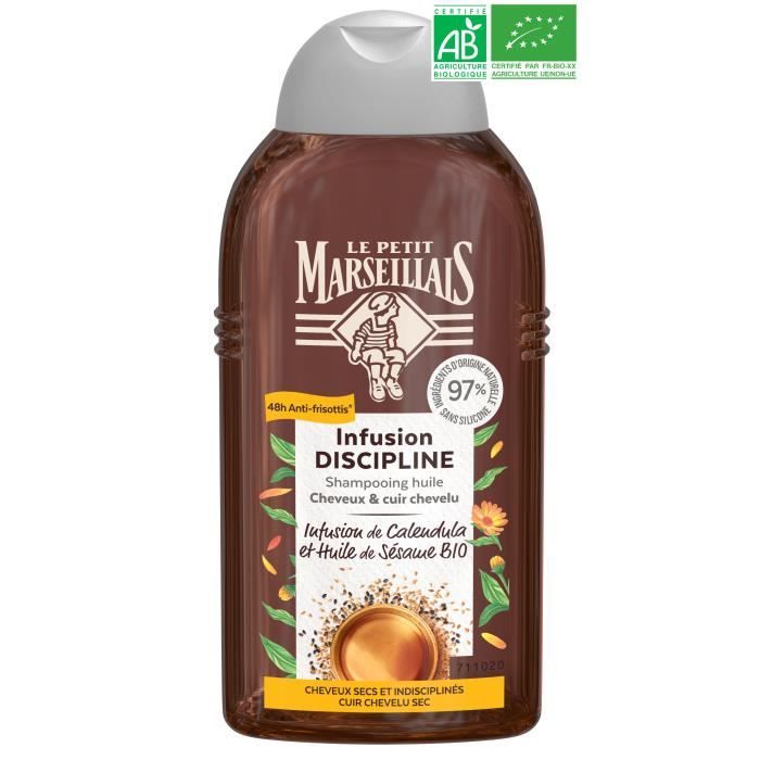 Le Petit Marseillais Masque Infusion Discipline Calendula et Huile de Sésame Bio 300ml