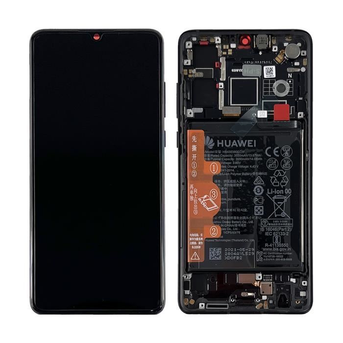 Ecran Complet Huawei P30 Noir