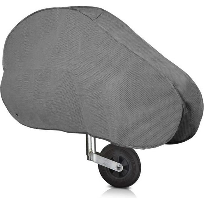 kwmobile Housse Timon Caravane - Housse de flèche imperméable - Protection attelage remorque - pour Nombreuses caravanes - avec t