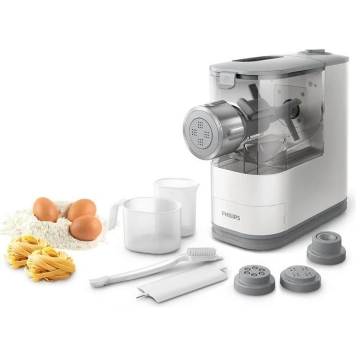 Philips HR2345/19 Machine à Pâte Automatique, 4 Disques de Forme, Blanc