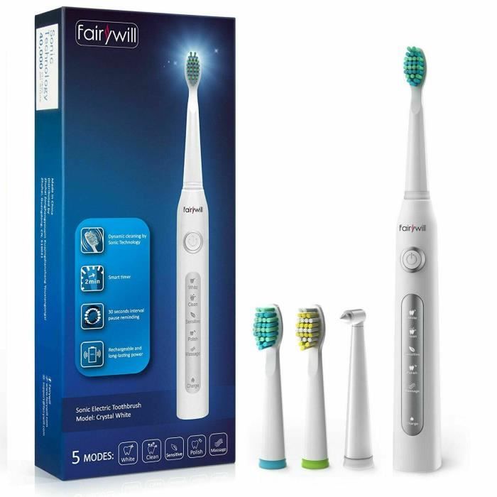 Brosse à dents électrique à ultrasons pour adultes
