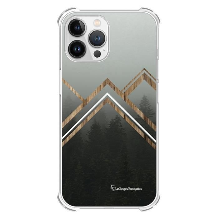 Coque pour iPhone 13 Pro Max Silicone antichocs Solides coins renforcés Protection Housse transparente Trio Forêt La Coque Francaise