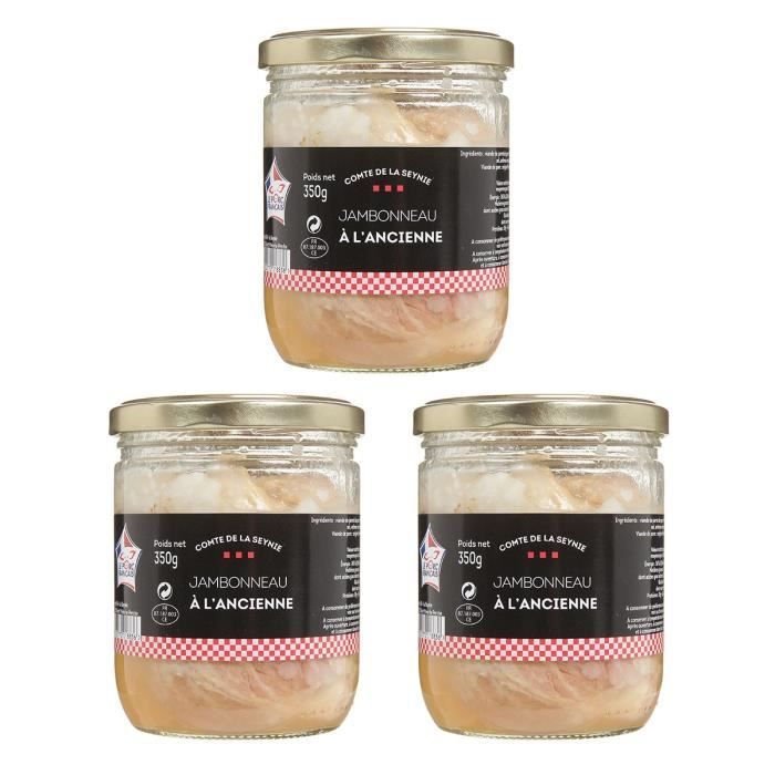 Lot de 3 Jambonneau 350g - Comte de la SEYNIE