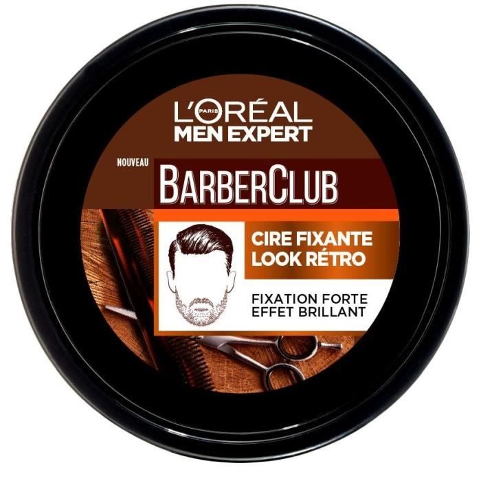 L'OREAL PARIS Men Expert Barber Club Cire Fixante Look Rétro - 75 ml