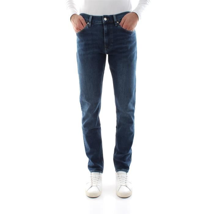 CALVIN KLEIN K10K104361 SLIM JEANS Homme DENIM MEDIUM BLUE