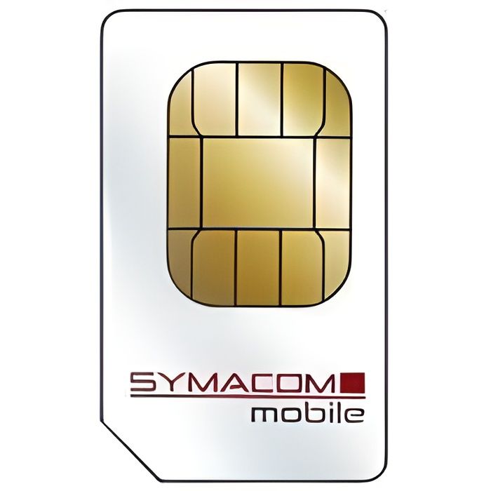 Carte SIM SYMACOM MOBILE