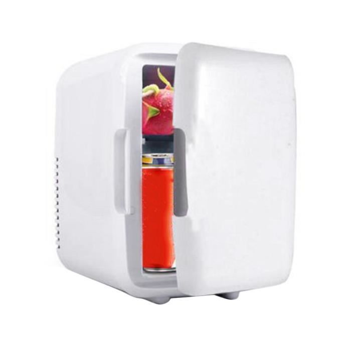 Congélateur de voiture Mini réfrigérateur 4L Réfrigérateur de voiture 12V - blanc