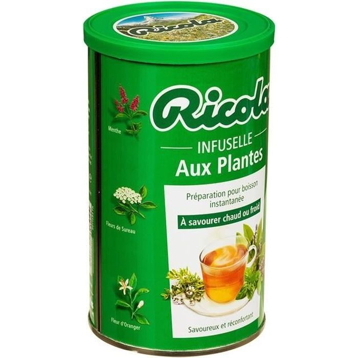 LOT DE 4 - RICOLA Infuselle - Infusion aux 5 plantes - 200g