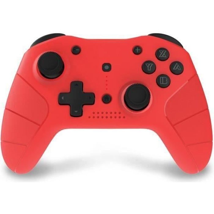 Manette SWITCH Nintendo Bluetooth ROUGE et cable de charge 1M - BT Controller ROUGE Sans fil