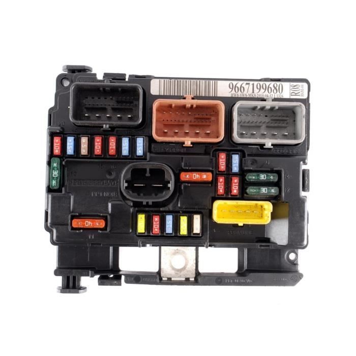 Module BSM Boîte à Fusibles Citroen C2 C3 I II C3 Picasso DS3 Peugeot 1007 207 9667199680 R08 9662783880 9664997780 R07 6500HV