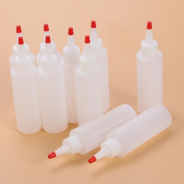 Ketchup Moutarde pour récipients à sauce Distributeurs d'huile avec bouteilles Twist Squirt DISTRIBUTEUR DE LIQUIDE VAISSELLE