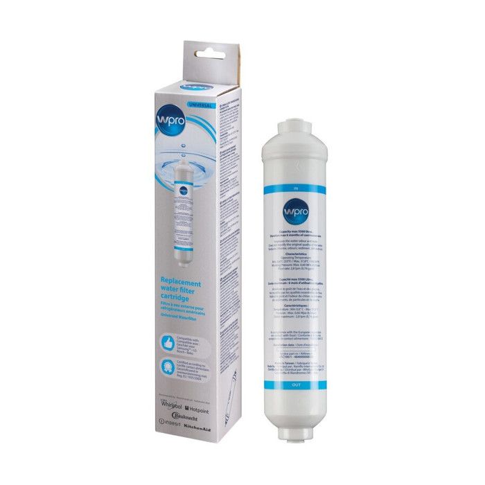 WPRO USC100/1 Filtre à eau Universel pour Réfrigérateur US