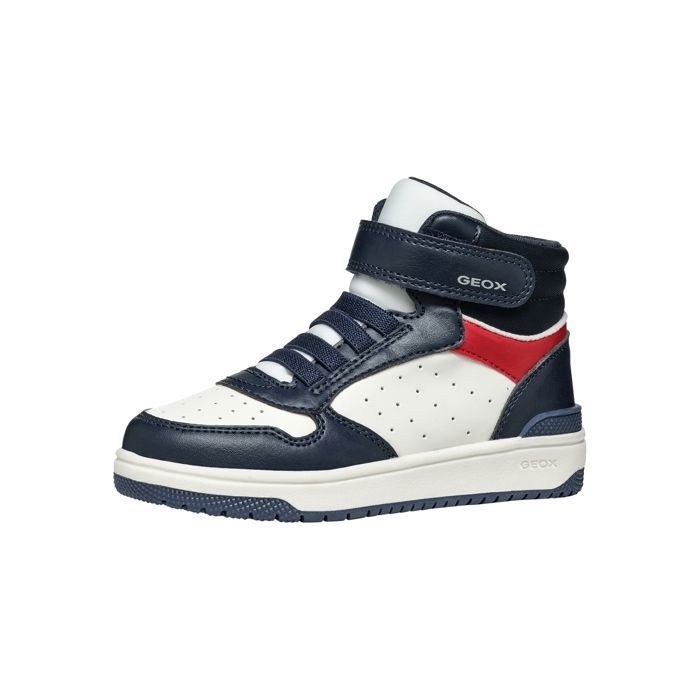 Baskets enfant - GEOX - Washiba B - Bleumarine/Blanc - Confortables - Fermeture à scratch