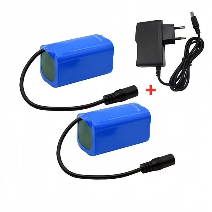 Batterie RC Bateau Keenso 12000mAh 7.4V - Lithium Rechargeable, Pour Bateaux Rapides, Légère Et Durable