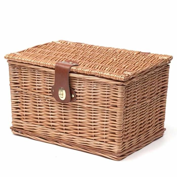 Paniers de Saule - BONIN - CVC797 - Osier Beige - 37x26x23 cm