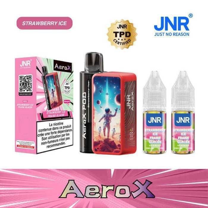 elfbar nachfüll pod läuft aus PUFF JNR AEROX 32K -Strawberry Ice 20mg - Pack Cigarette electronique avec  2 flacons - eLiquide-Jungle