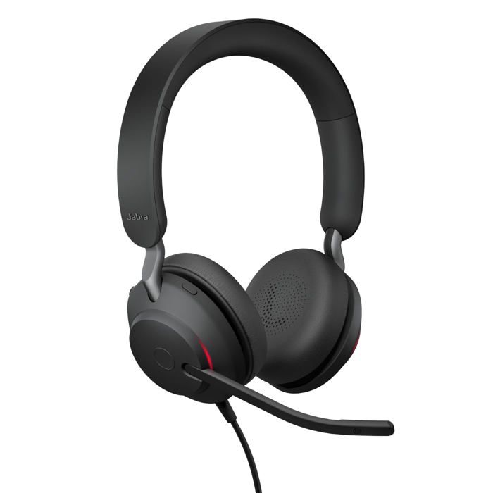 Jabra Evolve2 40 SE UC Stereo Micro casque sur oreille filaire USB C USB A isolation acoustique Optimisé pour la CU - vue 2