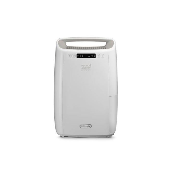 Déshumidificateur portable - DeLonghi - Filtration à 3 actions - Élimination de lhumidité 14L/24h - Séchage du linge