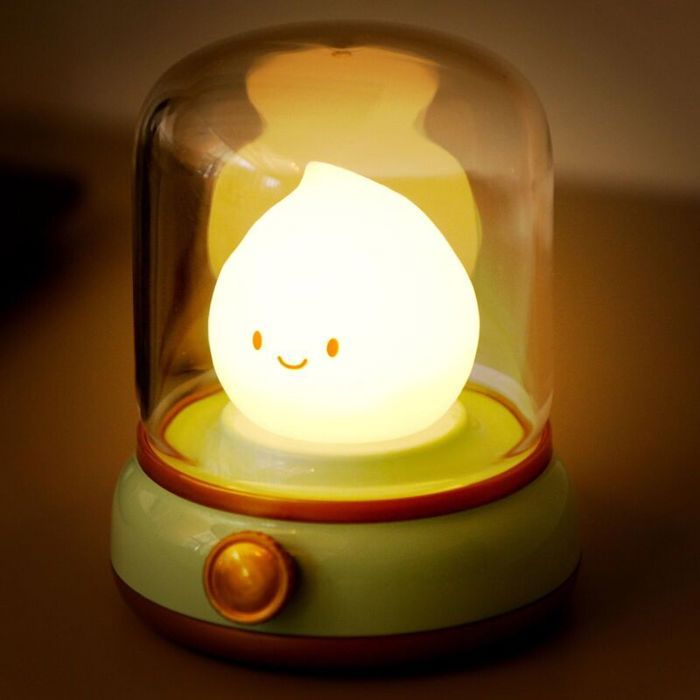Lampes à flamme mignonnes de style chibi lampes cosy inspirées des animés veilleuses rechargeables rétro objets décoratifs