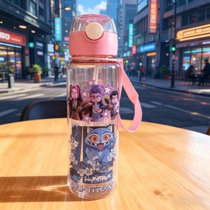 Gourde à paille de 700 ml K. Pop grande capacité Utilisation en extérieur HB91