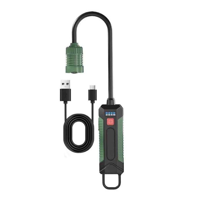 Lampe de Travail Magnétique Flexible et Rechargeable à 3 Modes pour Machines-Outils Balcons et Cours A Lampe de Travail Magnétique Flexible et Rechargeable à 3 Modes pour Machines-Outils Balcons et Cours A