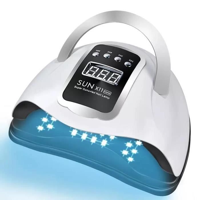 Lampe LED UV Sun X11 MAX 280W - 2 En 1 Pour Séchage Vernis Et Gels - Neuf
