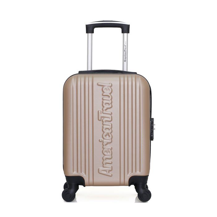 AMERICAN TRAVEL Valise Cabine XXS SPRINGFIELD 46 cm Roues beige