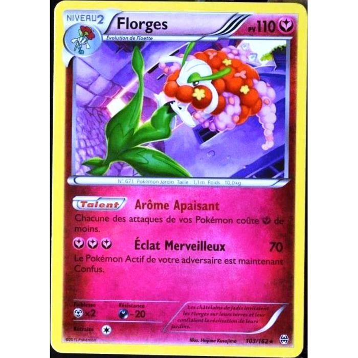 Carte Pokemon 103 162 Florges Xy Impulsion Turbo Fr Cdiscount Jeux Jouets