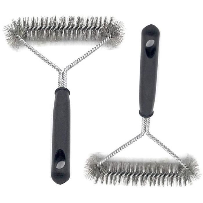 Brosse Nettoyeur Vapeur Pour Barbecue 18 Pouces (45 Cm) - Tête Amovible En Acier Inoxydable - Lavable Au Lave-vaisselle - Élimine La Graisse Tenace Des Grills
