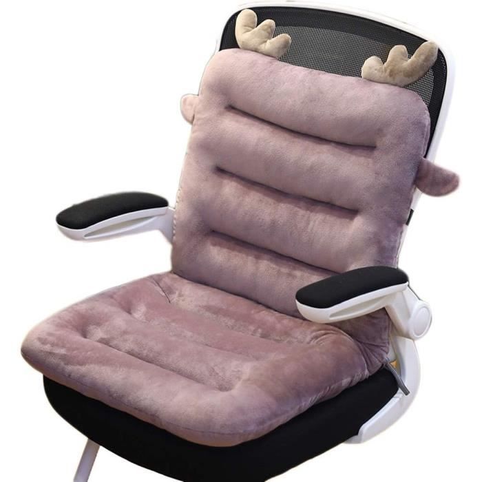 Coussin De Chaise En Mousse Mémoire 5cm - 40x40cm - Antidérapant - Pour Intérieur Ou Extérieur