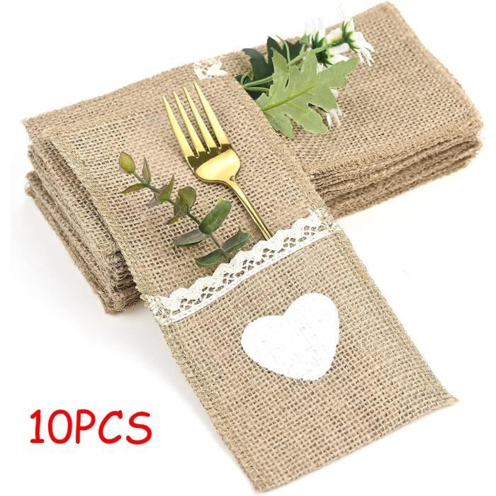 Porte couvert toile de jute online