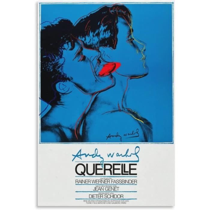 NUSLNG Wong Kar Wai Four Poster De Film Classique Décoratif Sur Toile - Décoration Murale Moderne Pour Chambre à Coucher - 50 X 75 Cm - Style Cadre