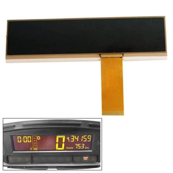 Écran LCD Tableau De Bord Pour Microcar MC1/MC2/M.Go & Ligier X-Too JS28 – Remplacement Plug & Play 140x36 Mm