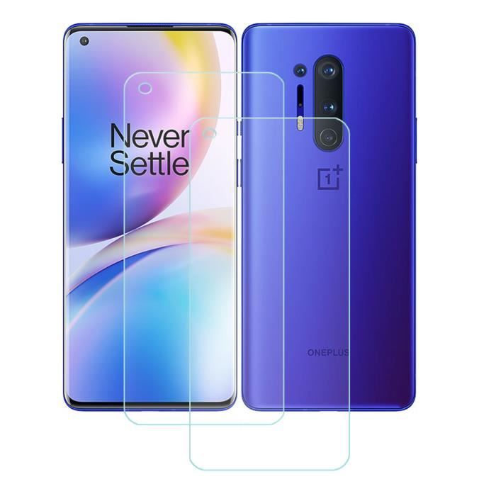 MY 2 Pack Verre Trempé pour Oneplus 8 Pro (678) HD Vitre Protection Film Anti-Chocs Film Protecteur
