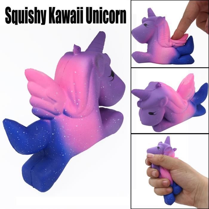 Kawaii Licorne Slow Rising Dessin Animé Crème Poupée