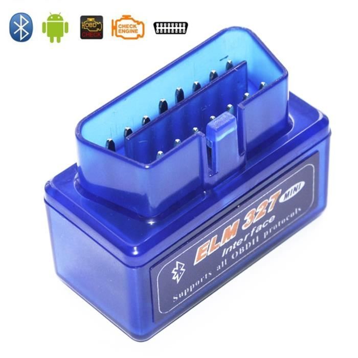 Super Mini OBD2 ELM327 V2.1 Bluetooth Voiture Scanner Outil de Scan auto Android