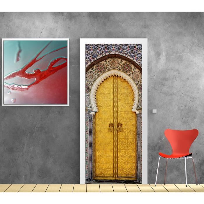 Wallpaper Sticker Porte Trompe L Oeil Deco Porte Orientale Dimensions Free HD