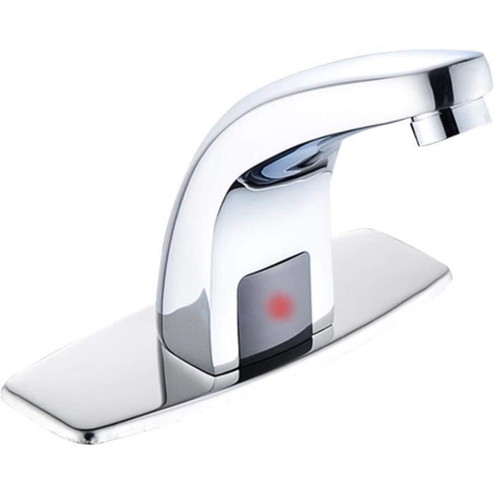 Robinet Capteur Infrarouge Acesunny - Mitigeur Automatique Salle De Bain/Cuisine, Chromé, 32cm