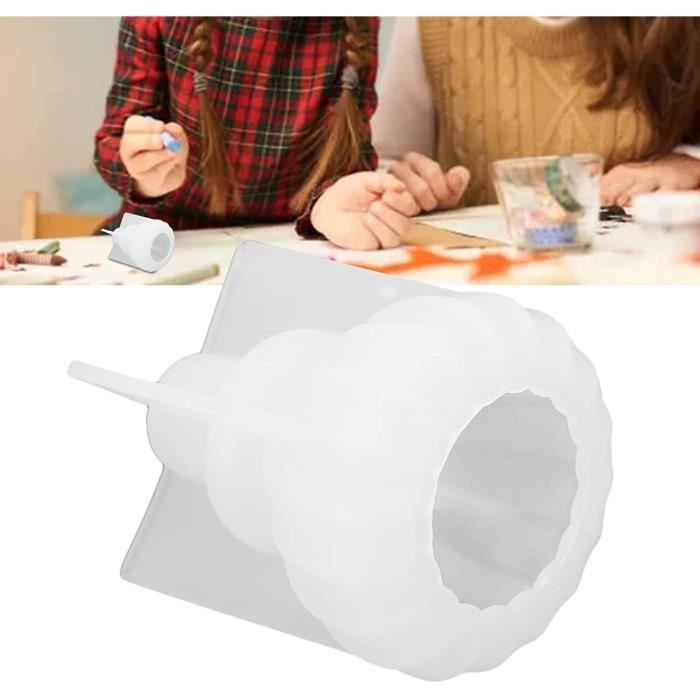 Lot De 6 Moules à Bougie En Silicone Citrouille Moule En