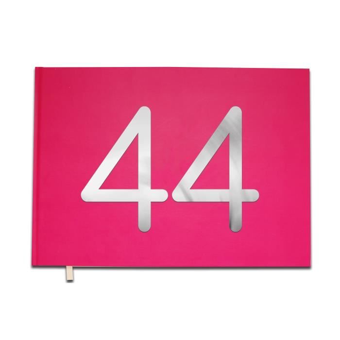 Livre D Or 44 Ans Anniversaire Mariage Retraite Lettres Chromees 100 Pages Qualite Premium Uttscheid Couleur Rose M Achat Vente Livre D Or Livre D Or 44 Ans Cdiscount