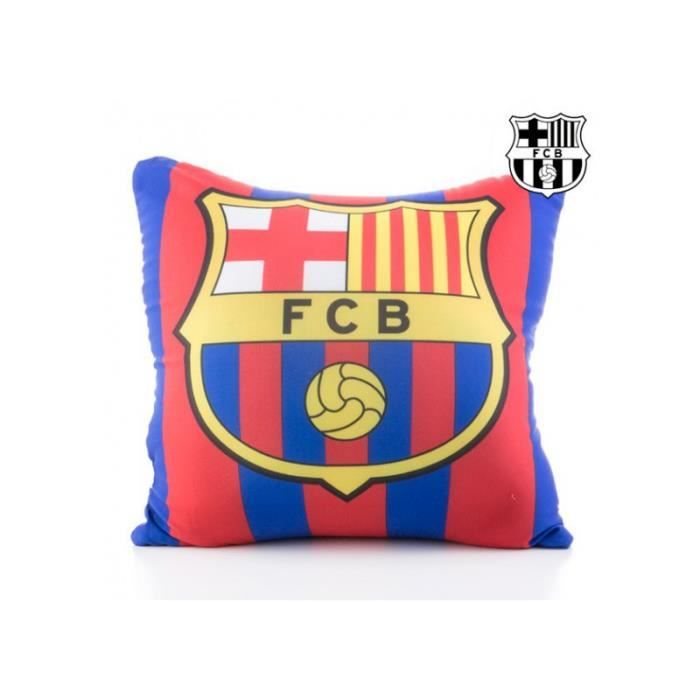 Coussin Ecusson Football Fc Barcelone Cdiscount Maison